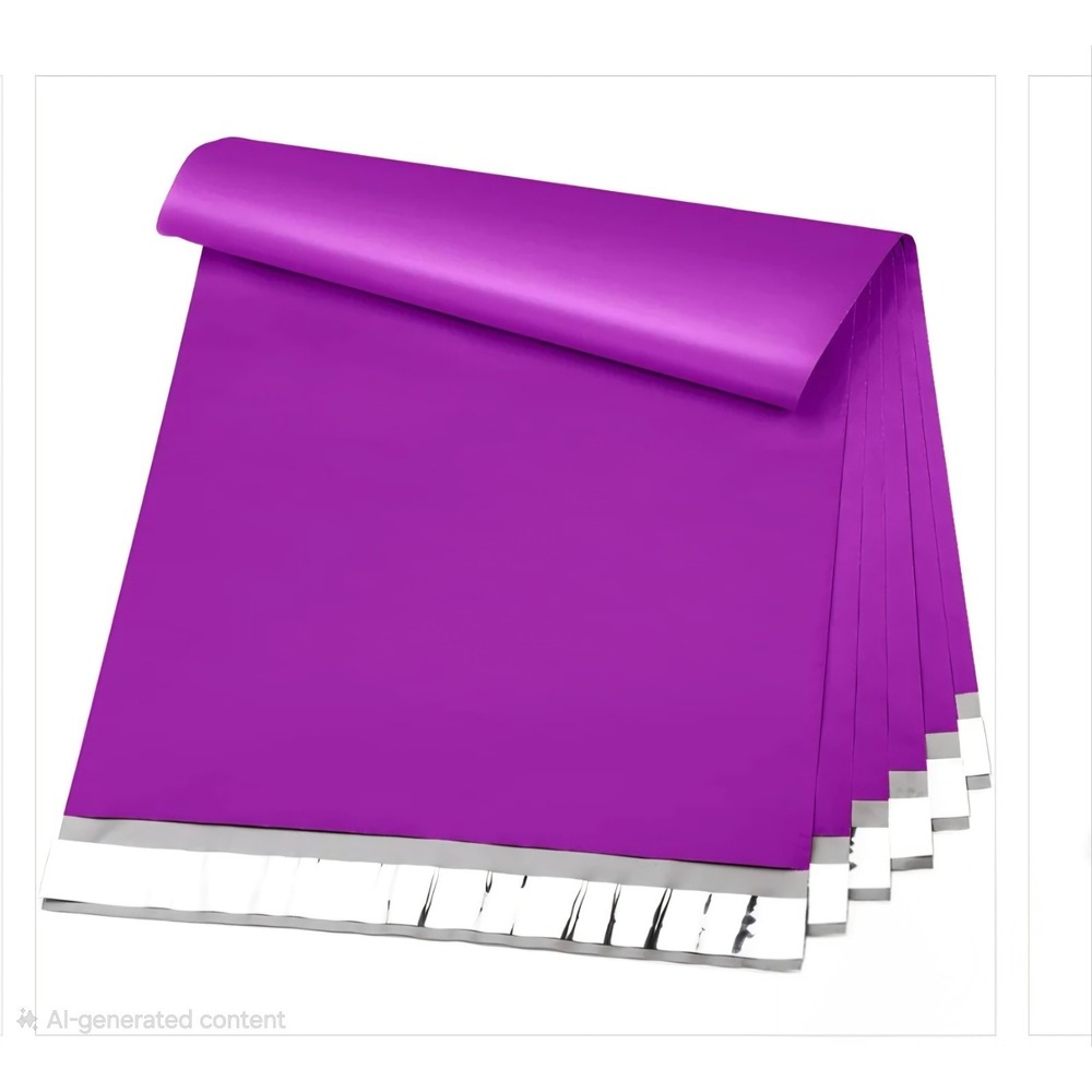 10 x 13‎ inch Purple Poly Mailers - 100 Count